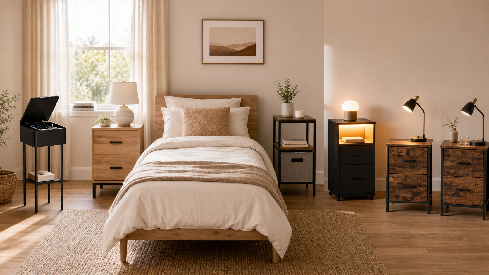 5 Best Narrow Nightstands for Small Bedrooms in 2026